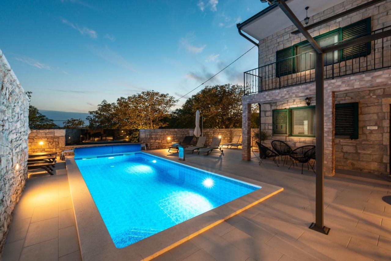 Stone Villa Didovi Snovi With Heated Pool Lisane Ostrovicke Exteriör bild