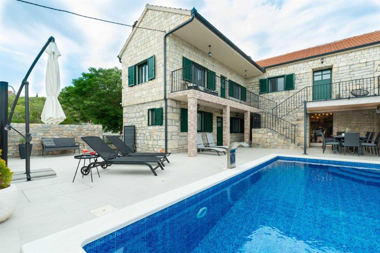 Stone Villa Didovi Snovi With Heated Pool Lisane Ostrovicke Exteriör bild