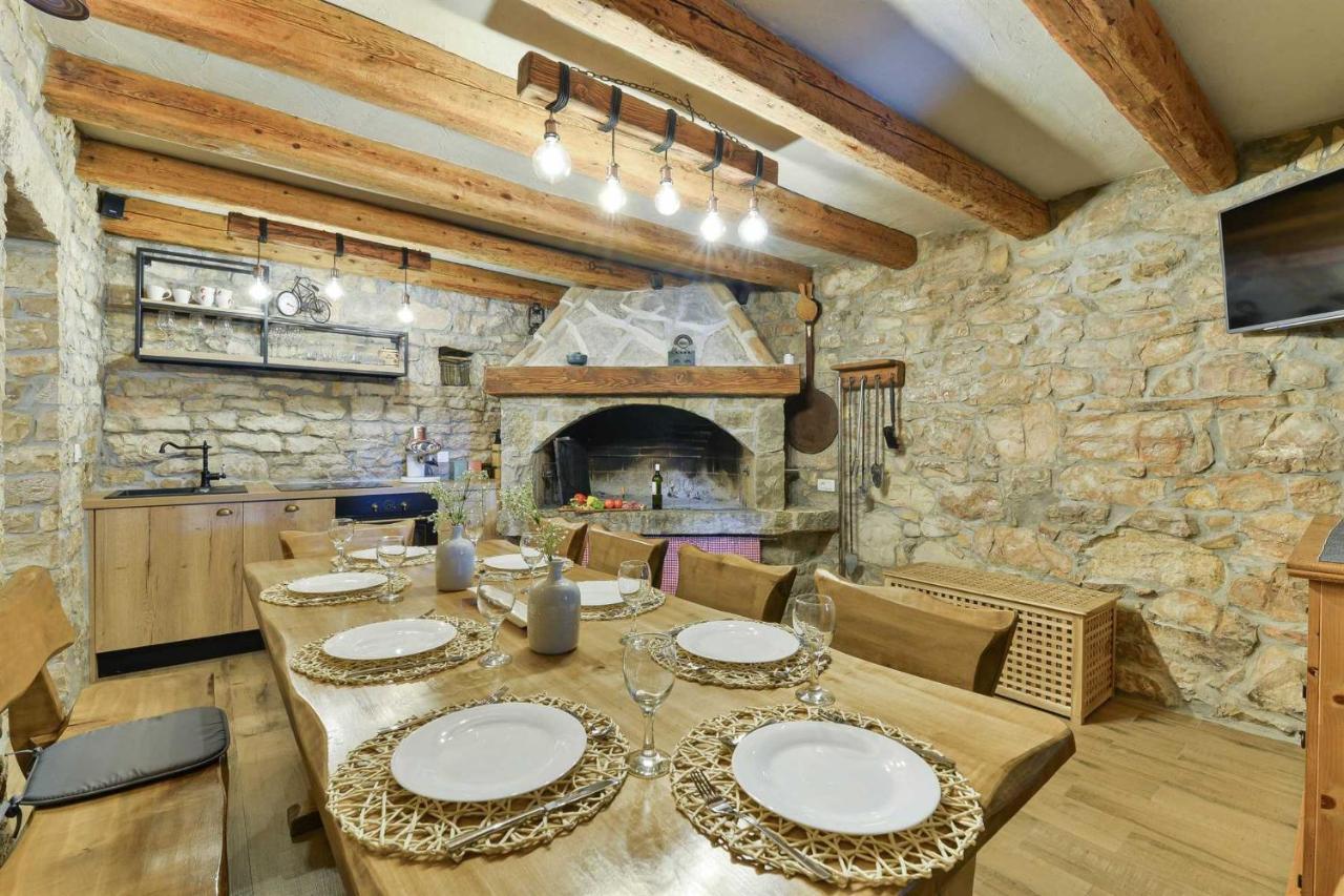 Stone Villa Didovi Snovi With Heated Pool Lisane Ostrovicke Exteriör bild